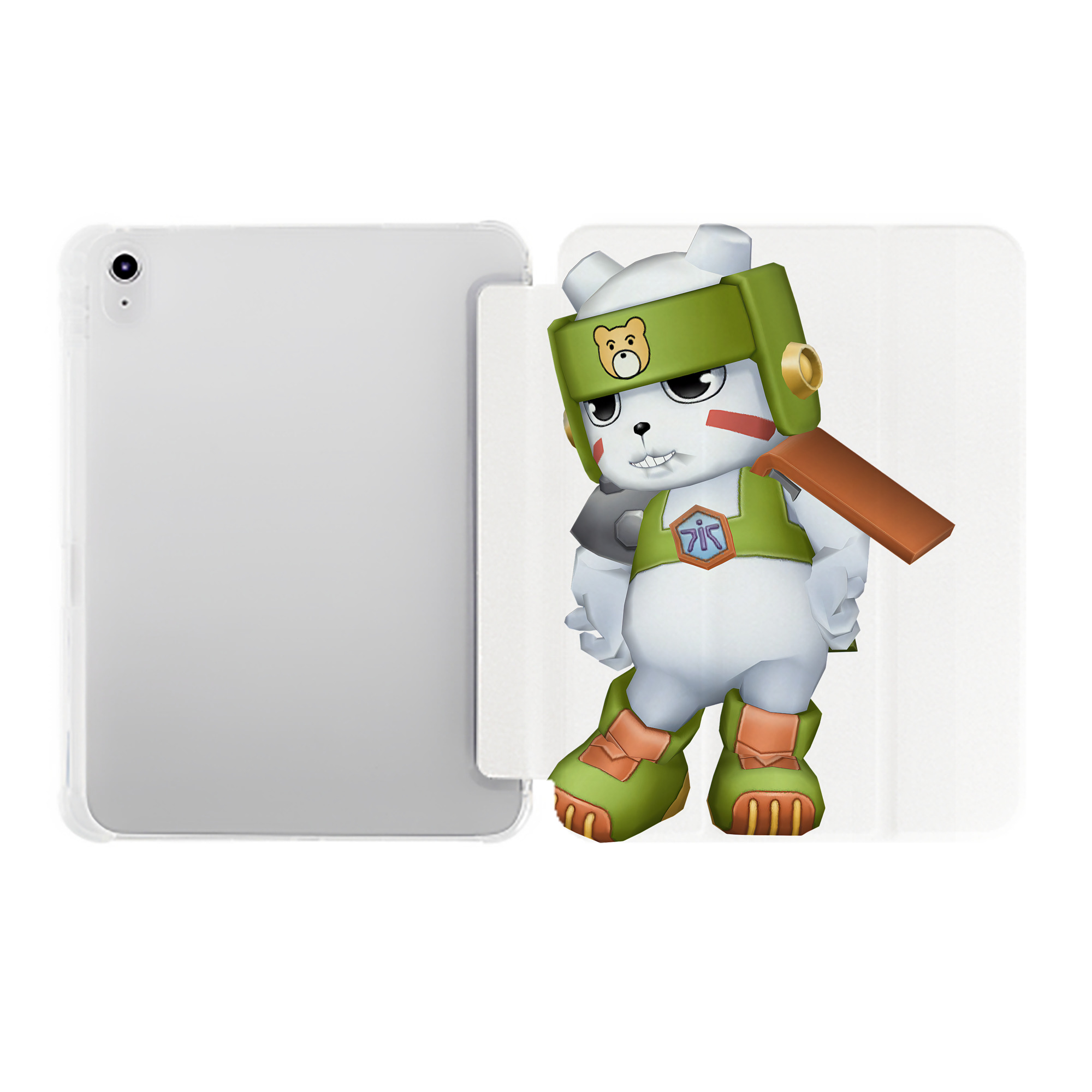（画像用） Digimon デジタルモンスター/デジモン IPad ケース ペン収納付き 三つ折りスタンド PUレザー×シリコン 対応機種9.5/10.5/10.9インチ